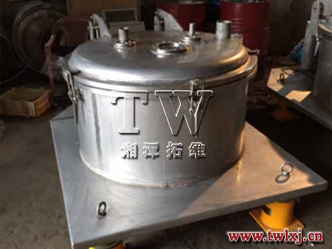 平板上卸料式離心機維修之軸承座底部斷裂